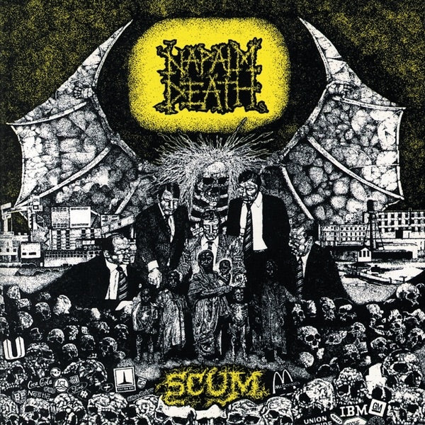 Napalm Death — Scum (LP) — original cover artwork
