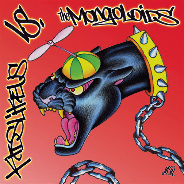 Kids Like Us / The Mongoloids – Split (Clear Vinyl, 100/150) – original cover artwork (reference image)