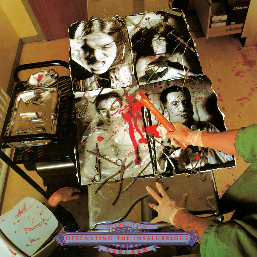 Carcass — Necroticism – Descanting the Insalubrious (LP) — original cover artwork
