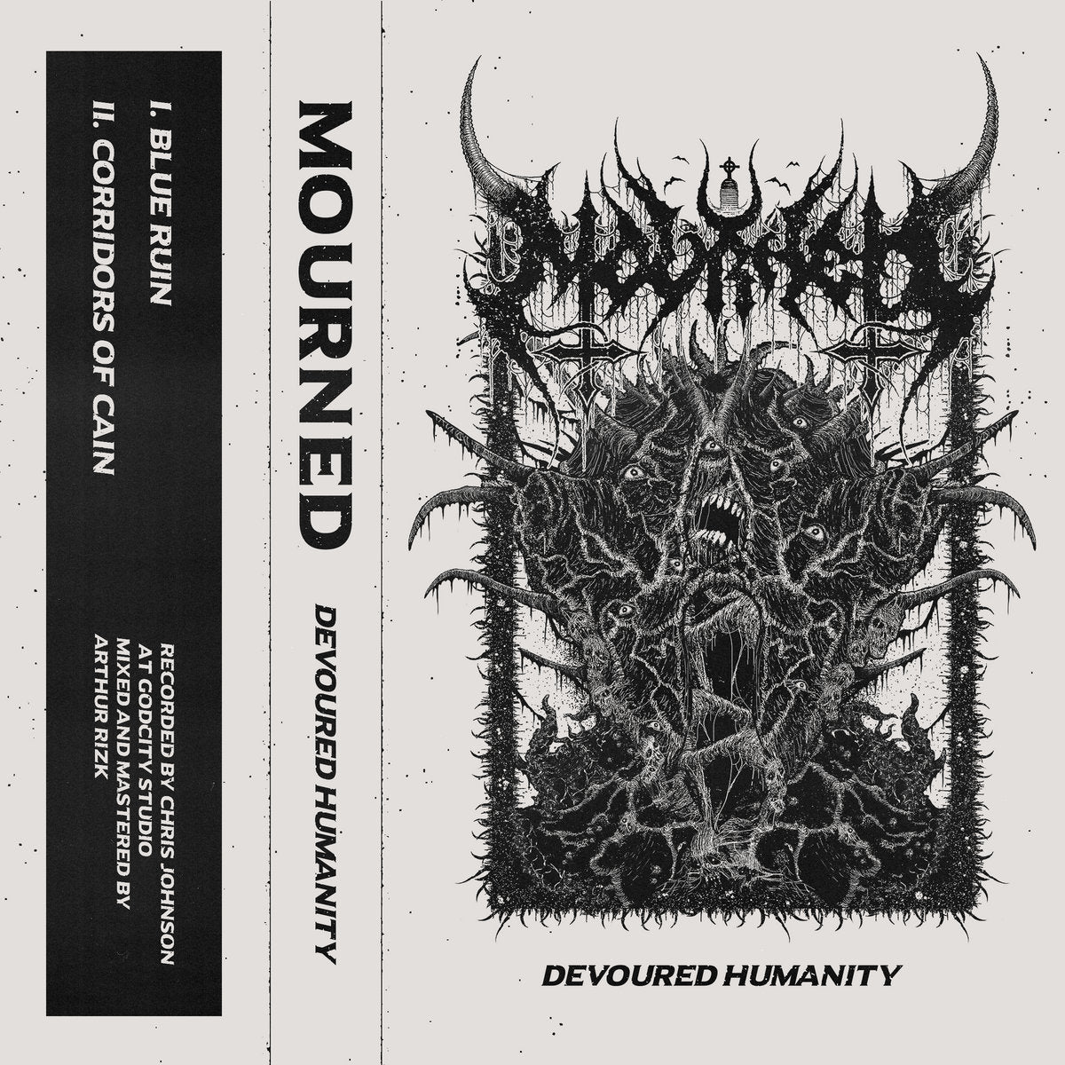 Album artwork for Mourned — Devoured Humanity (Used CD)