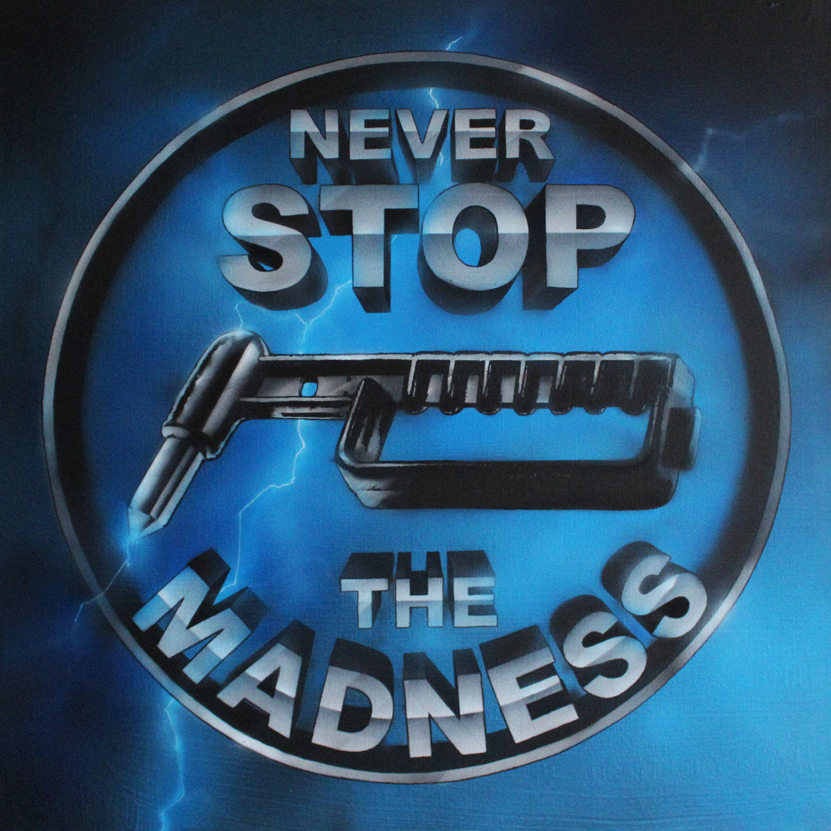 Album artwork for Blood Sermon — Never Stop the Madness (Used CD)