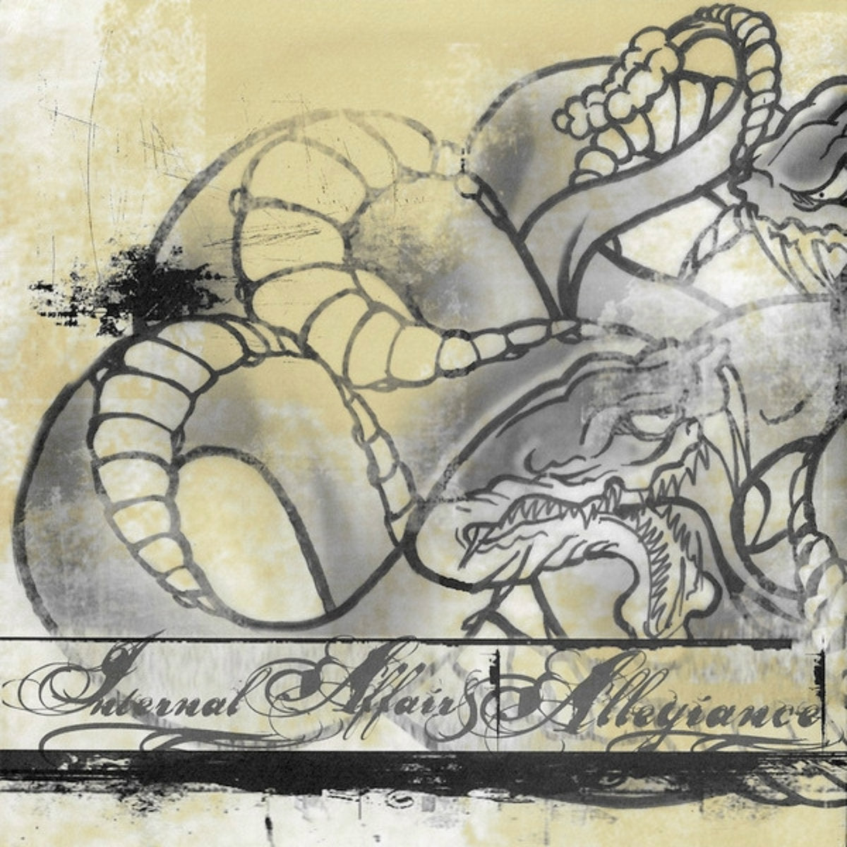 Internal Affairs / Allegiance – Split – original cover artwork (reference image)