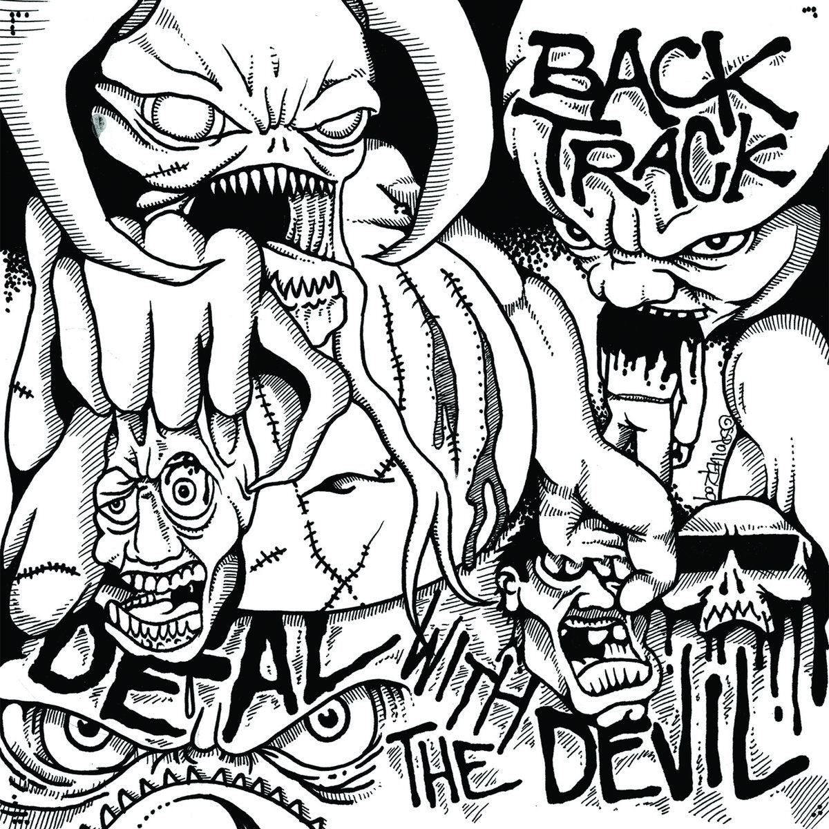 High-resolution clean sleeve artwork for Backtrack — Deal With the Devil 7-inch vinyl