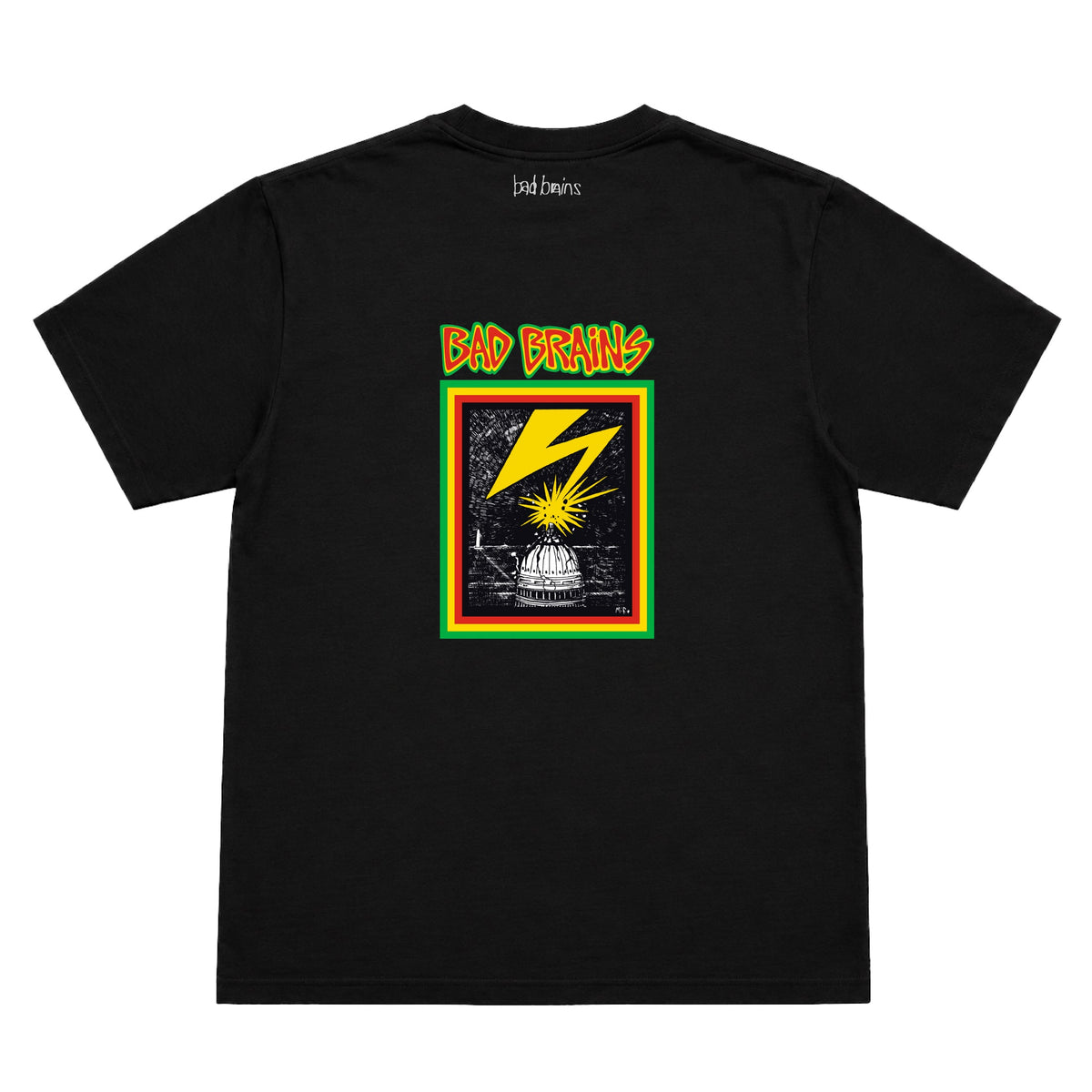 Bad Brains — Capitol Strike Black T-Shirt