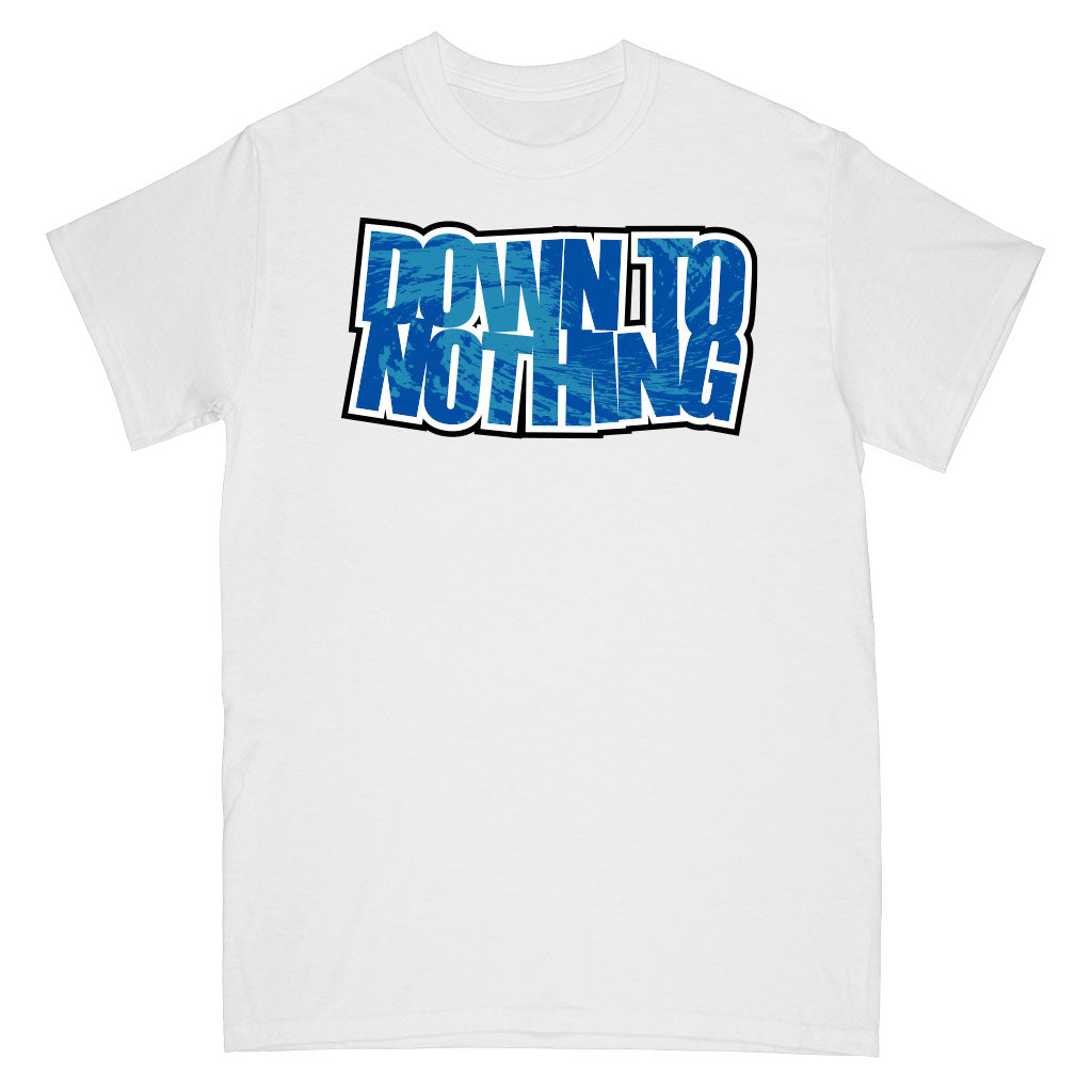 Down To Nothing Logo white T-shirt