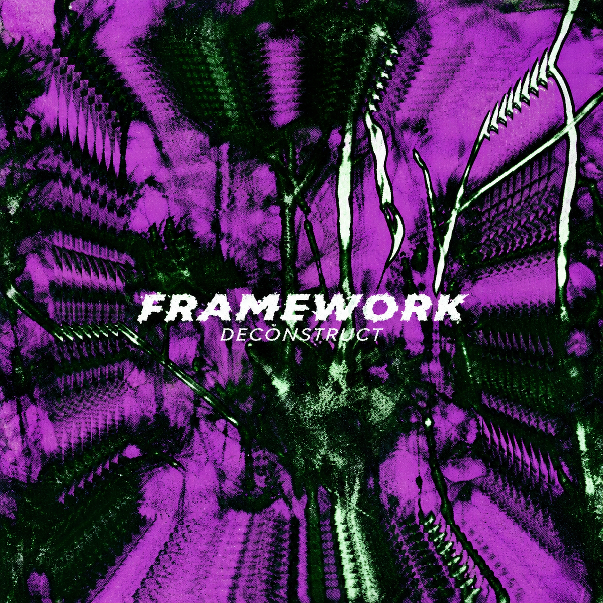 Framework – Deconstruct cassette cover, square upscaled artwork