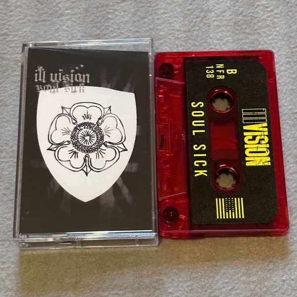 Ill Vision – Soul Sick cassette artwork and red cassette