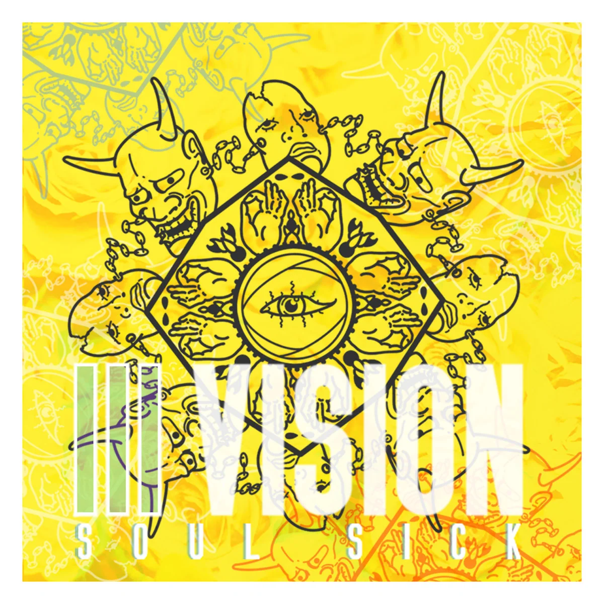 Ill Vision – Soul Sick yellow-cover cassette artwork
