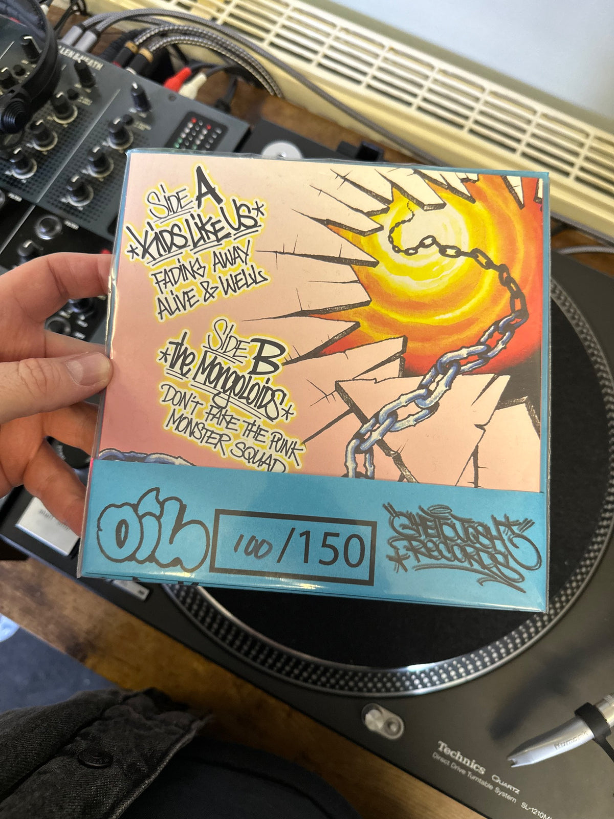 Kids Like Us / The Mongoloids split numbered 100 of 150