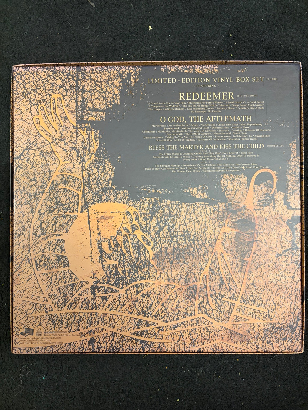 Back of OC80’s actual Norma Jean box set, showing contents and outer-box condition