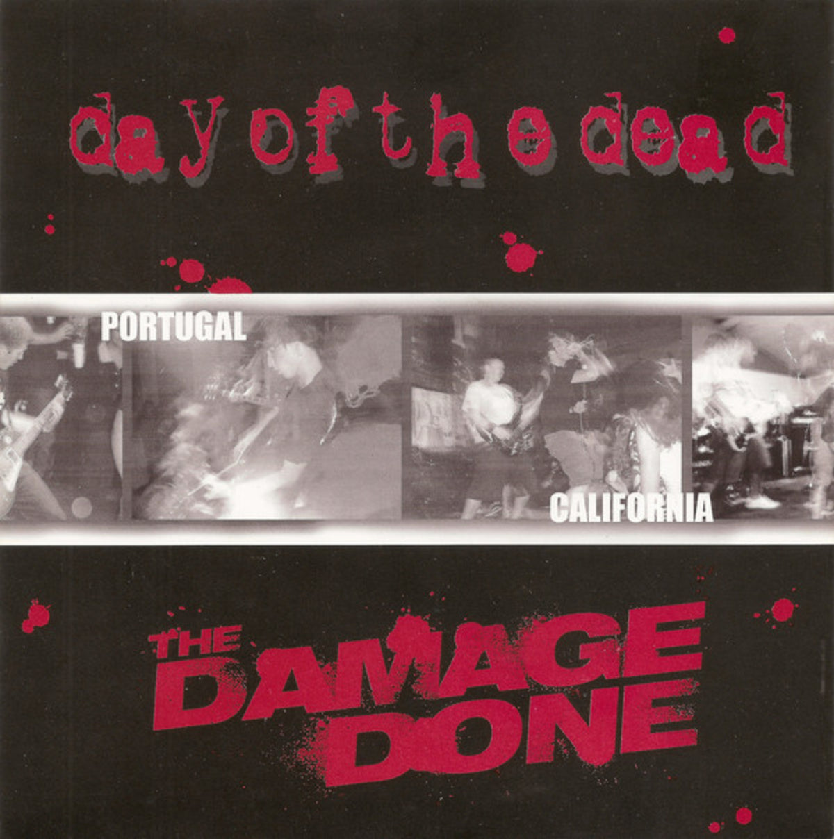 Day of the Dead / The Damage Done – Split – original sleeve artwork