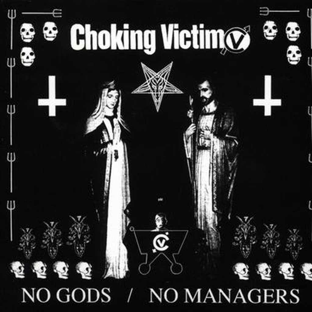 Choking Victim — No Gods / No Managers — reference cover artwork
