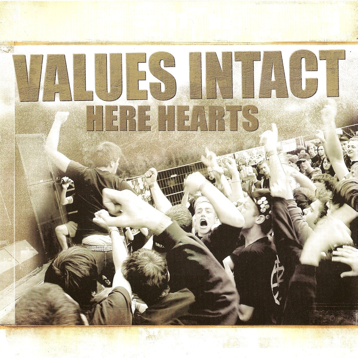 Values Intact – Here Hearts cover artwork