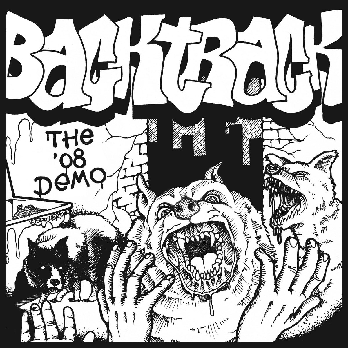 High-resolution clean sleeve artwork for Backtrack — The '08 Demo 7-inch vinyl