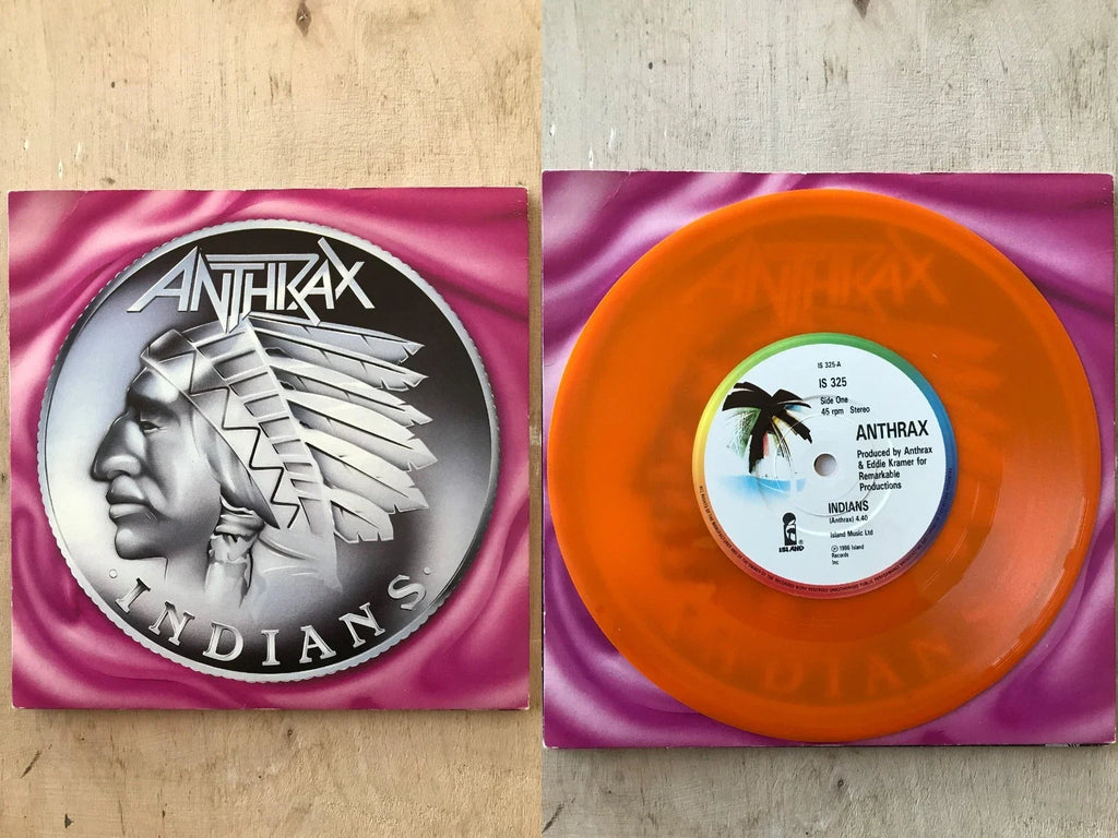 Anthrax – Indians | Vinyle 7 pouces (Occasion)