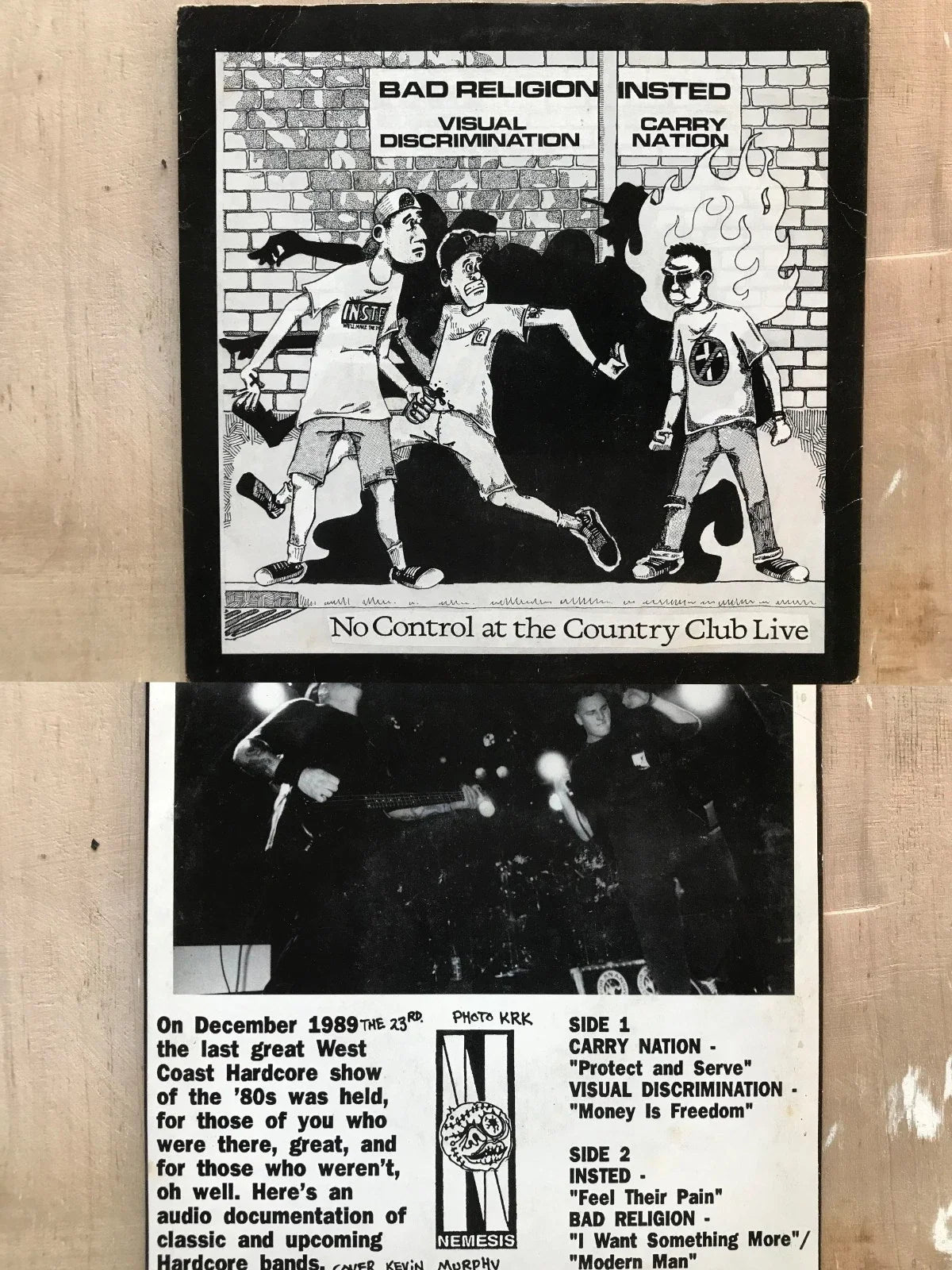 Varios artistas – No Control at the Country Club en vivo | Vinilo de 7 pulgadas (usado)