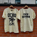 OC80 “Make Racists Afraid Again” T-Shirt — Natural front and back