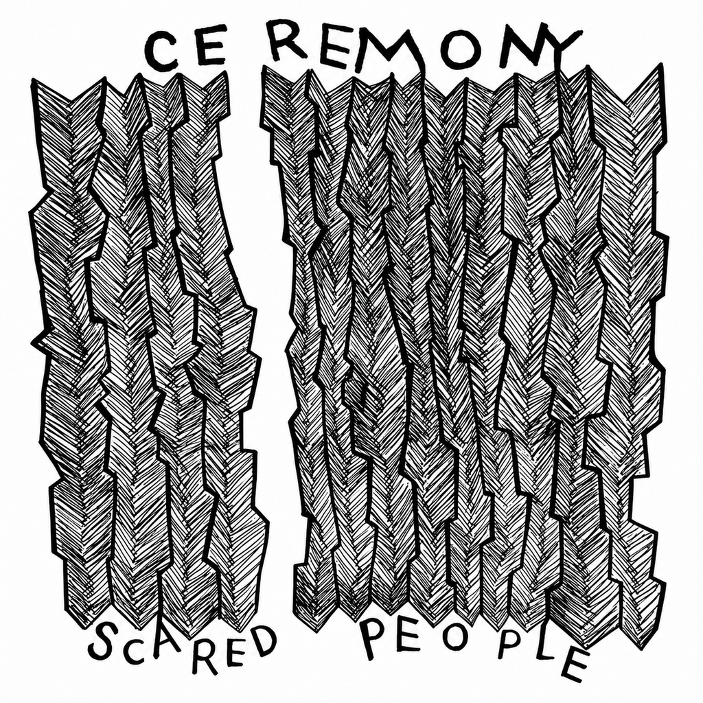 Ceremony — Scared People (Used 7") — cover artwork