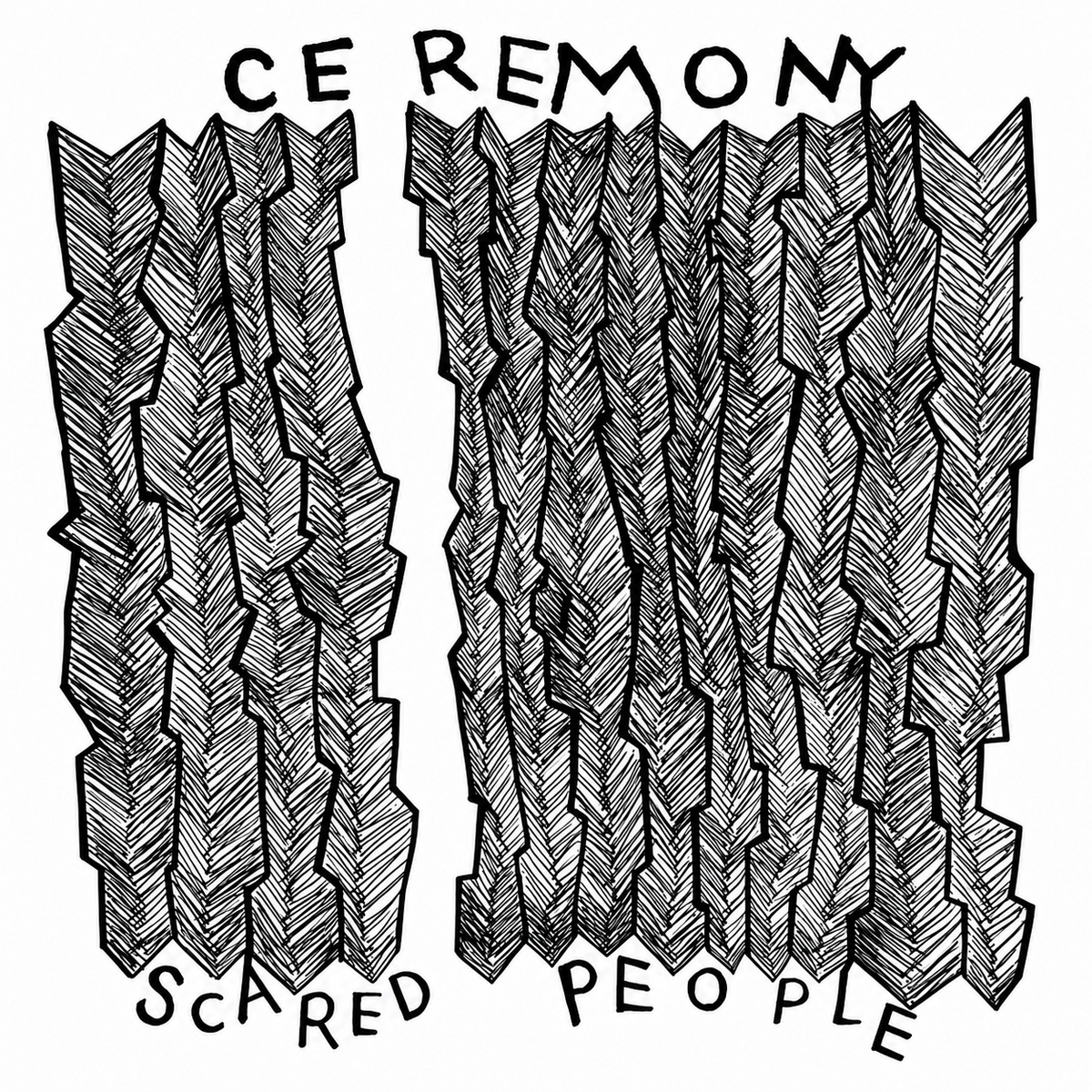 Ceremony — Scared People (Used 7") — cover artwork