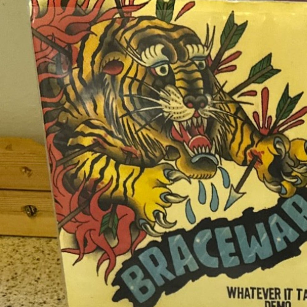 Actual sleeve: Bracewar — Whatever It Takes Demo 7-inch
