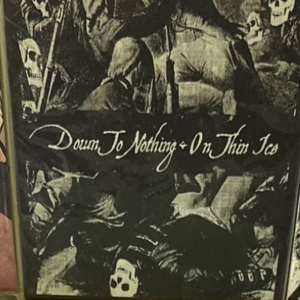 Actual sleeve: Down to Nothing / On Thin Ice — Split EP 7-inch