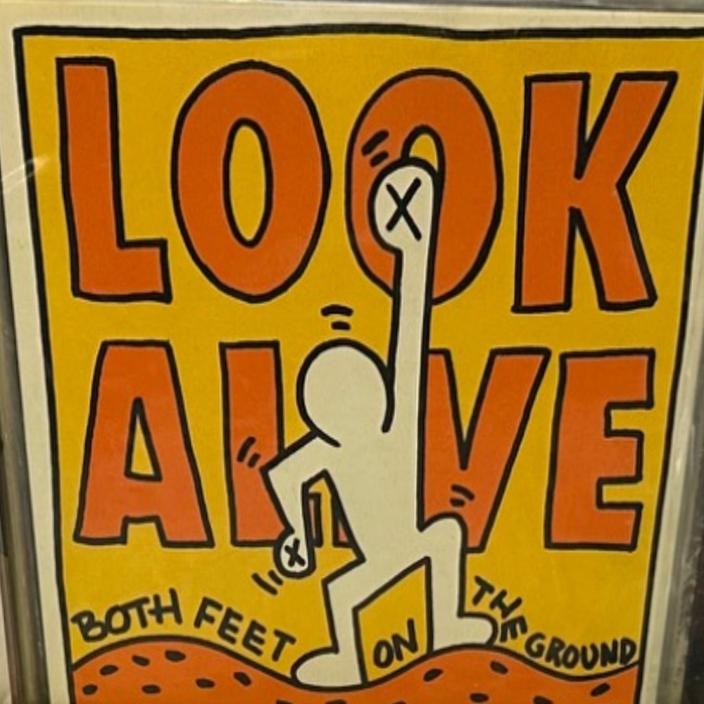 Actual sleeve of Look Alive — Both Feet on the Ground 7-inch