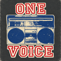 High-resolution One Voice self-titled cover artwork with boombox illustration