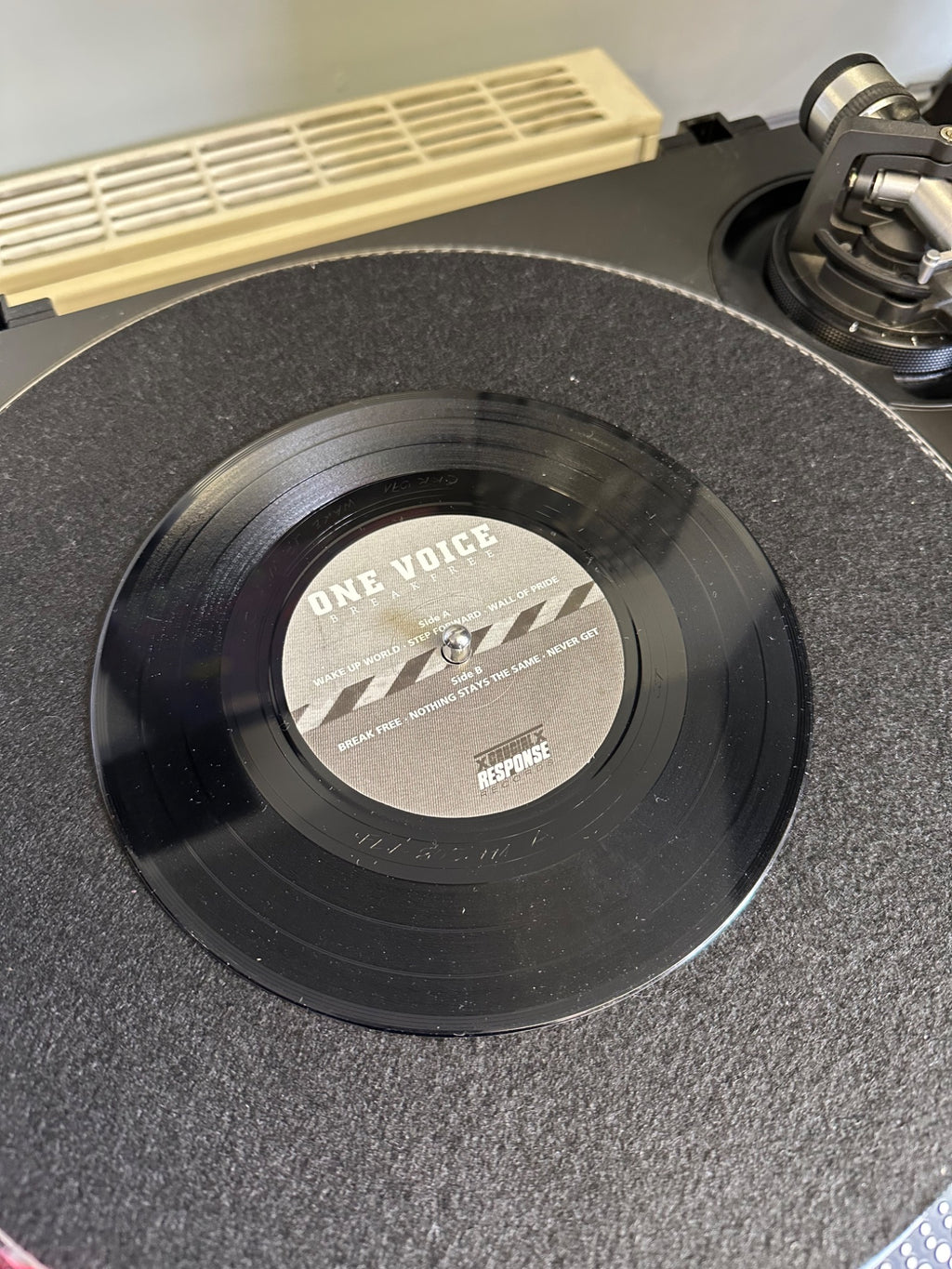 One Voice black 7-inch vinyl
