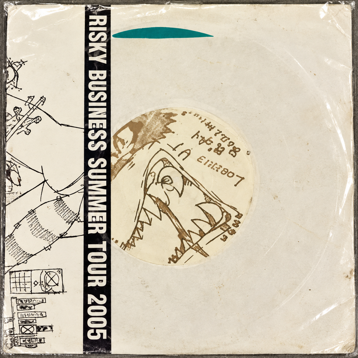 Risky Business — Summer Tour 2005 sleeve, edited from the original photo