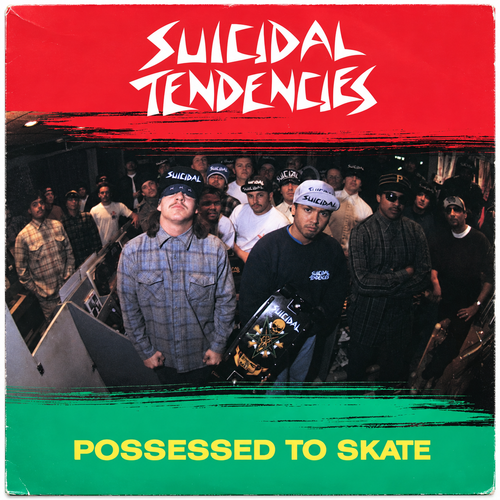 Suicidal Tendencies – Possessed to Skate 7-inch front cover artwork