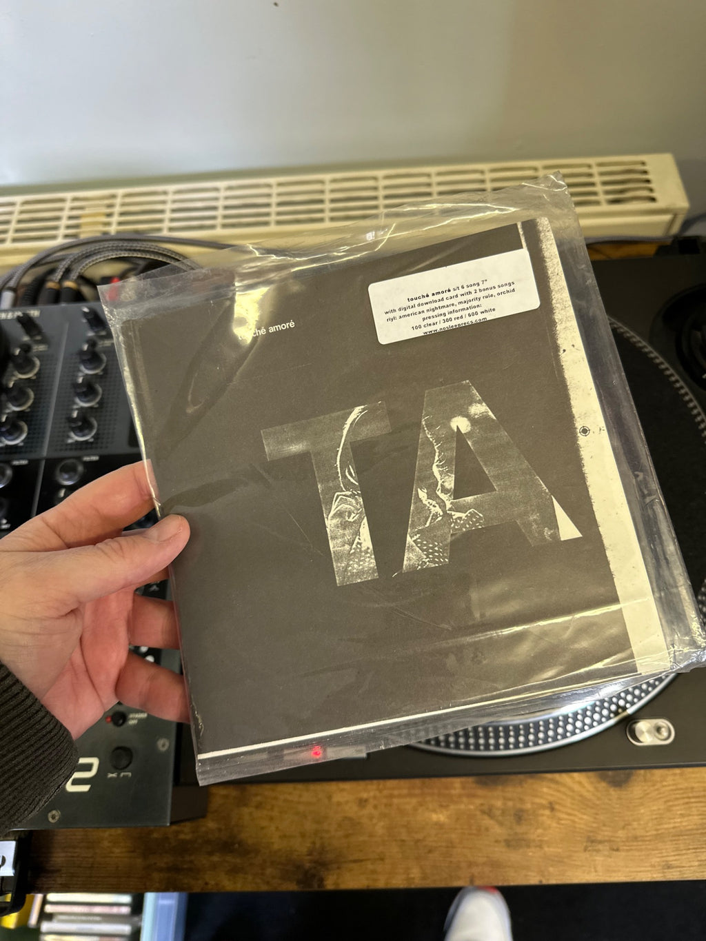 Touché Amoré self-titled front sleeve