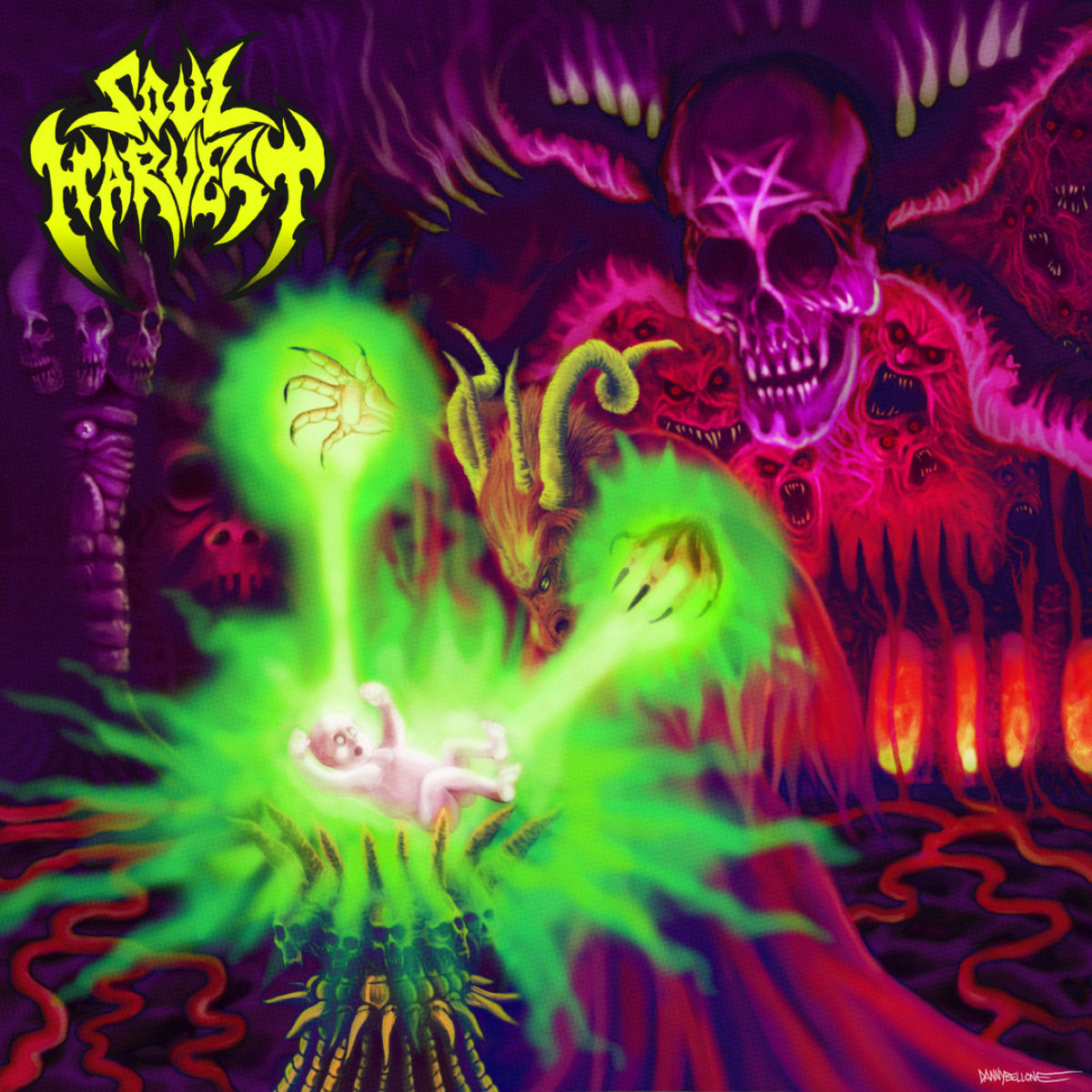 Soul Harvest – self-titled cassette artwork