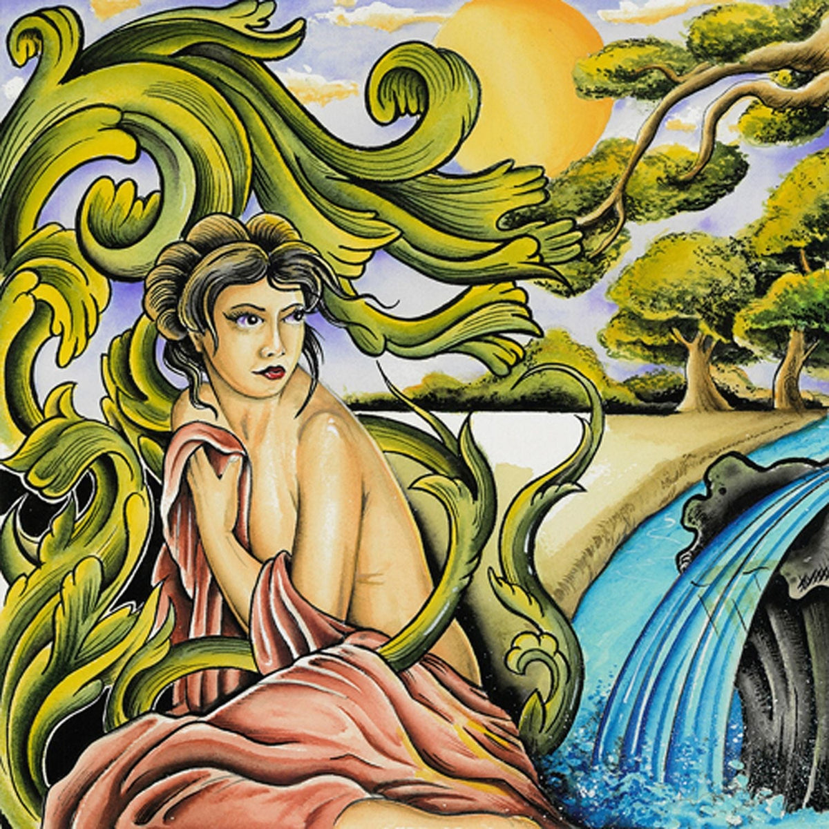 Pulling Teeth — Paranoid Delusions / Paradise Illusions (Used Vinyl) — reference cover artwork
