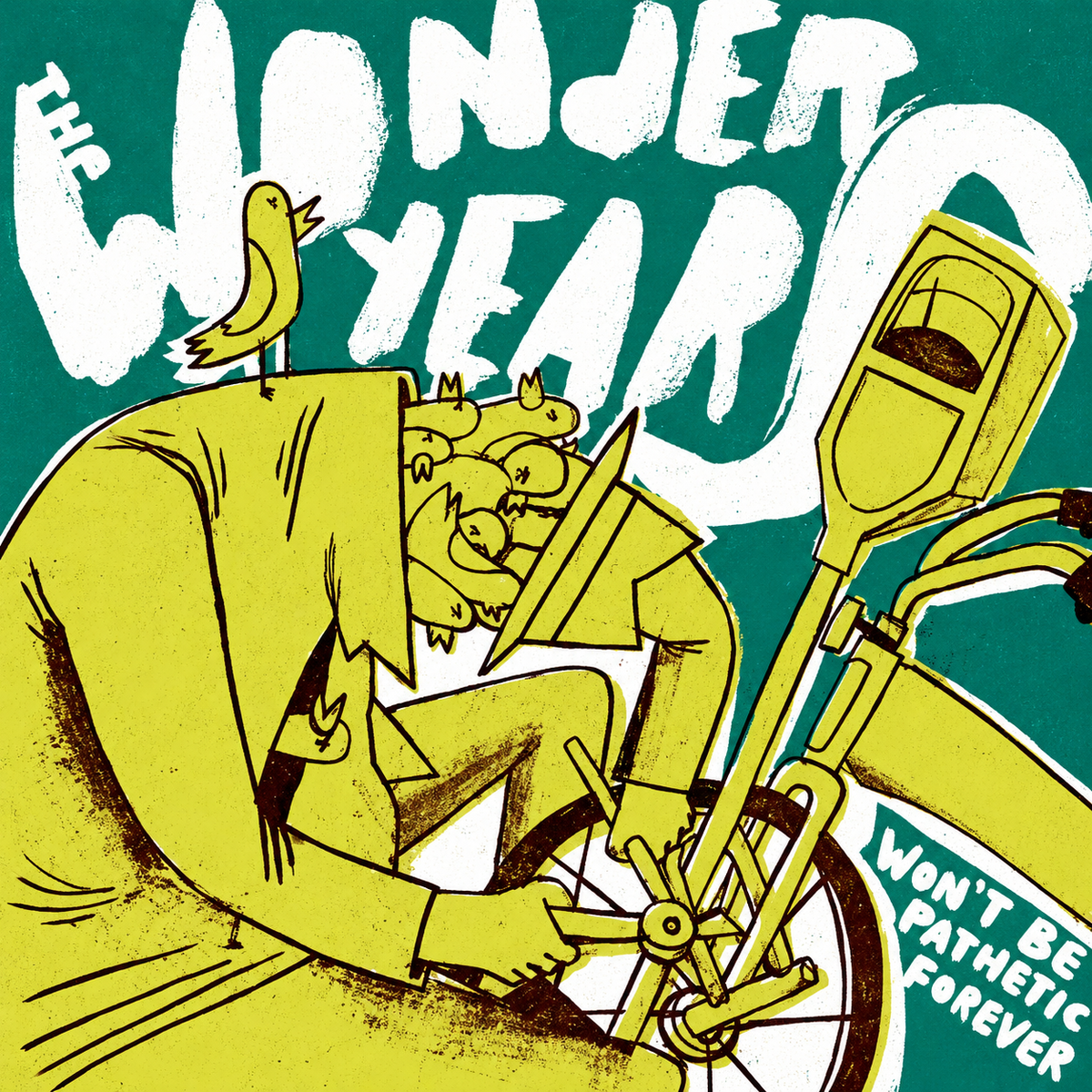 The Wonder Years – Won’t Be Pathetic Forever – green and yellow cover