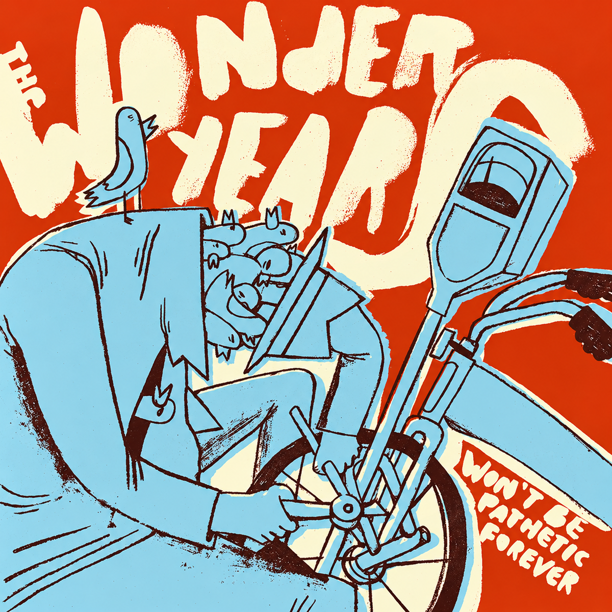 The Wonder Years – Won’t Be Pathetic Forever – enhanced red cover artwork