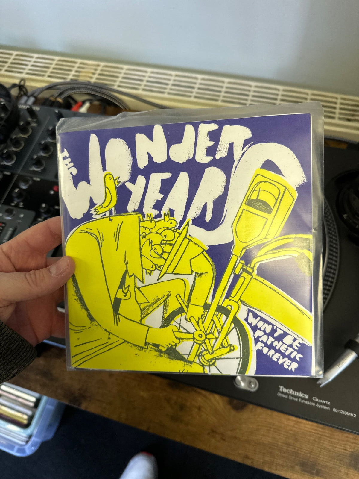 The Wonder Years – Won’t Be Pathetic Forever – purple cover copy, front sleeve