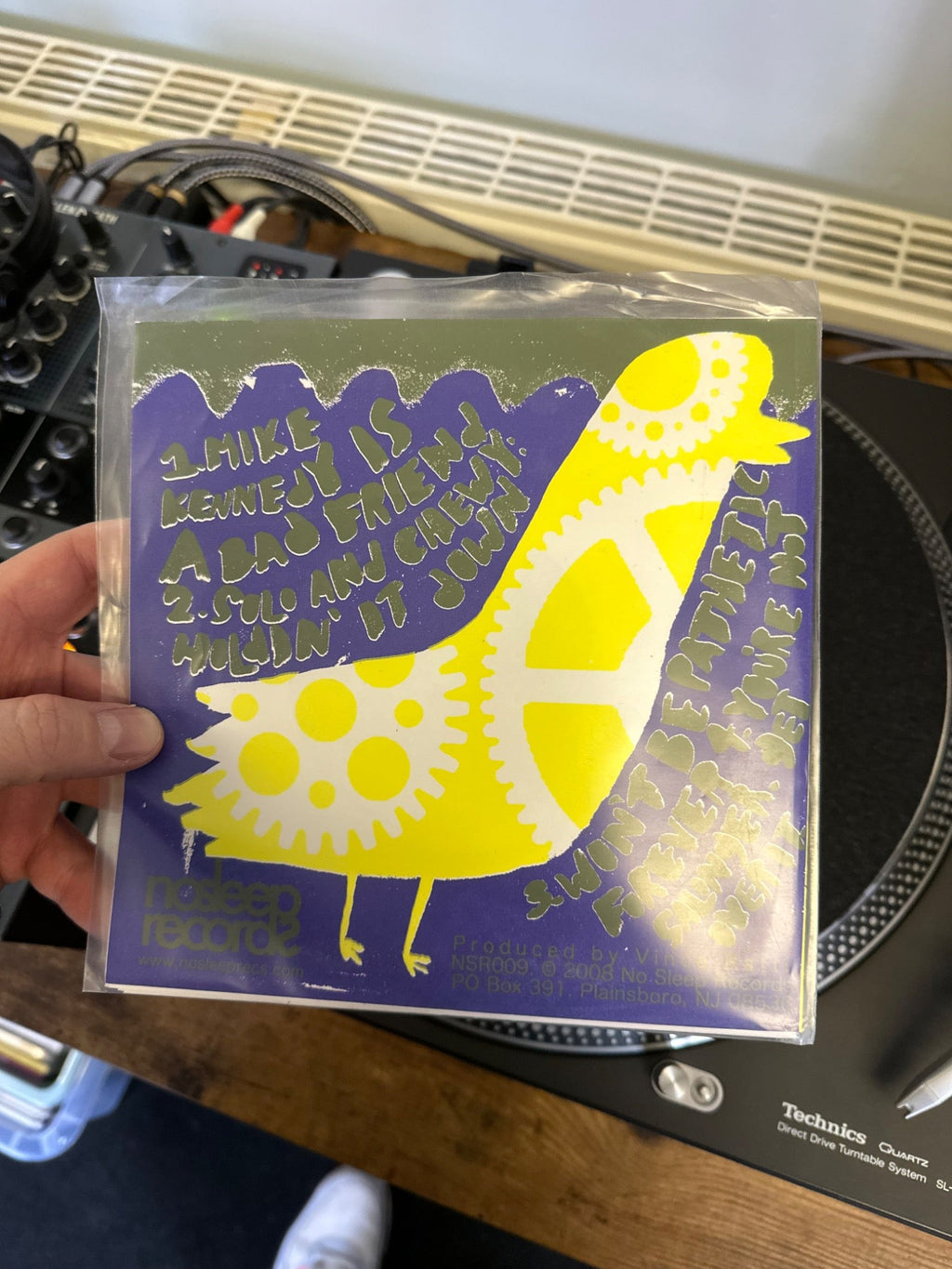 The Wonder Years – Won’t Be Pathetic Forever – purple cover copy, rear sleeve