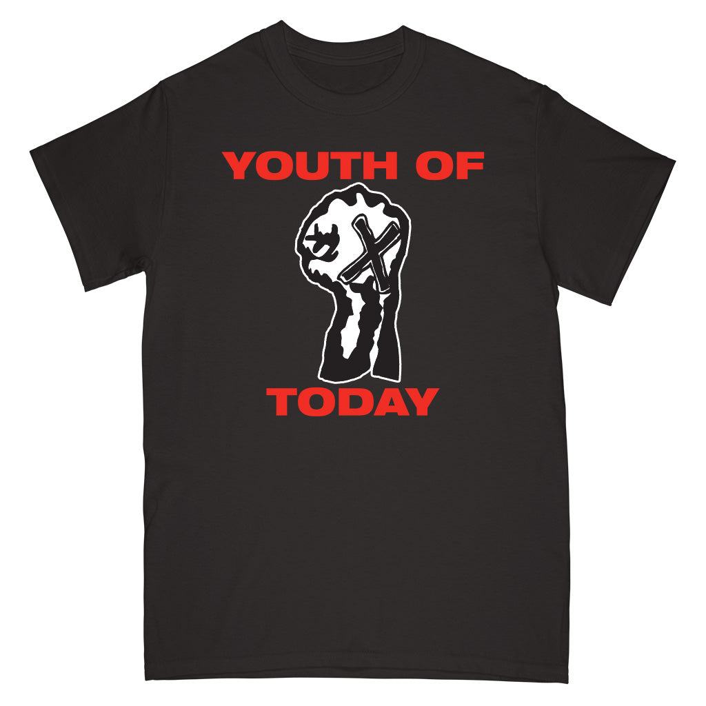 Youth Of Today "Positive Outlook (Black)" - T-Shirt front